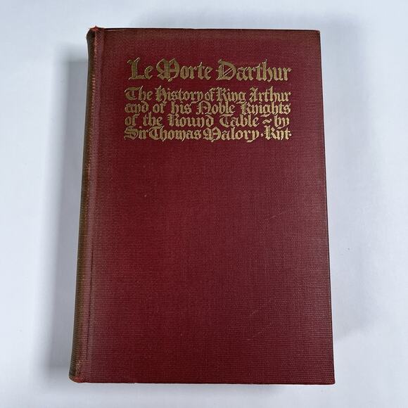 Le Morte Darthur 1927 Rare First One-Volume Edition - Hardcover Book King Arthur - Picture 1 of 12